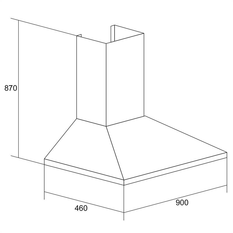 Klarstein TR90WS 90cm Ducted Wall Mount Cooker Hood Wayfair.co.uk